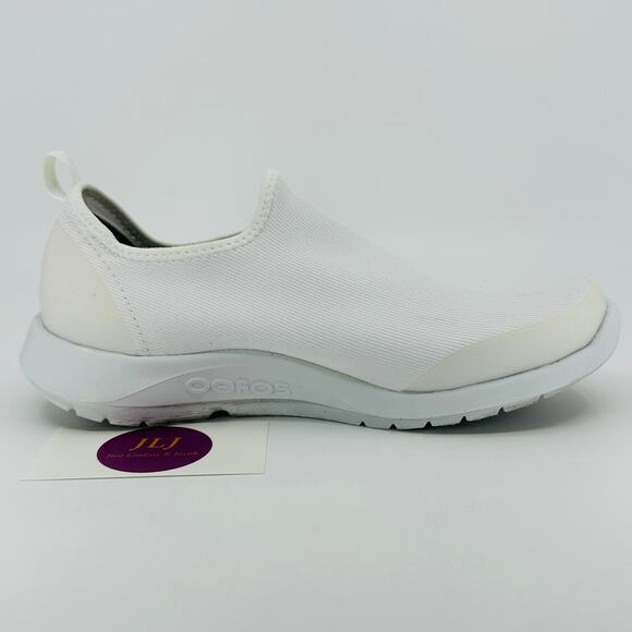 OOFOS Women's OOmg Sport White Slip On Comfort Recovery Shoes Size 8 US/ 39 EU - Picture 7 of 11